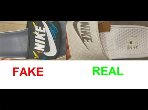 how to tell if your nike slides are fake|how to spot nike slippers.